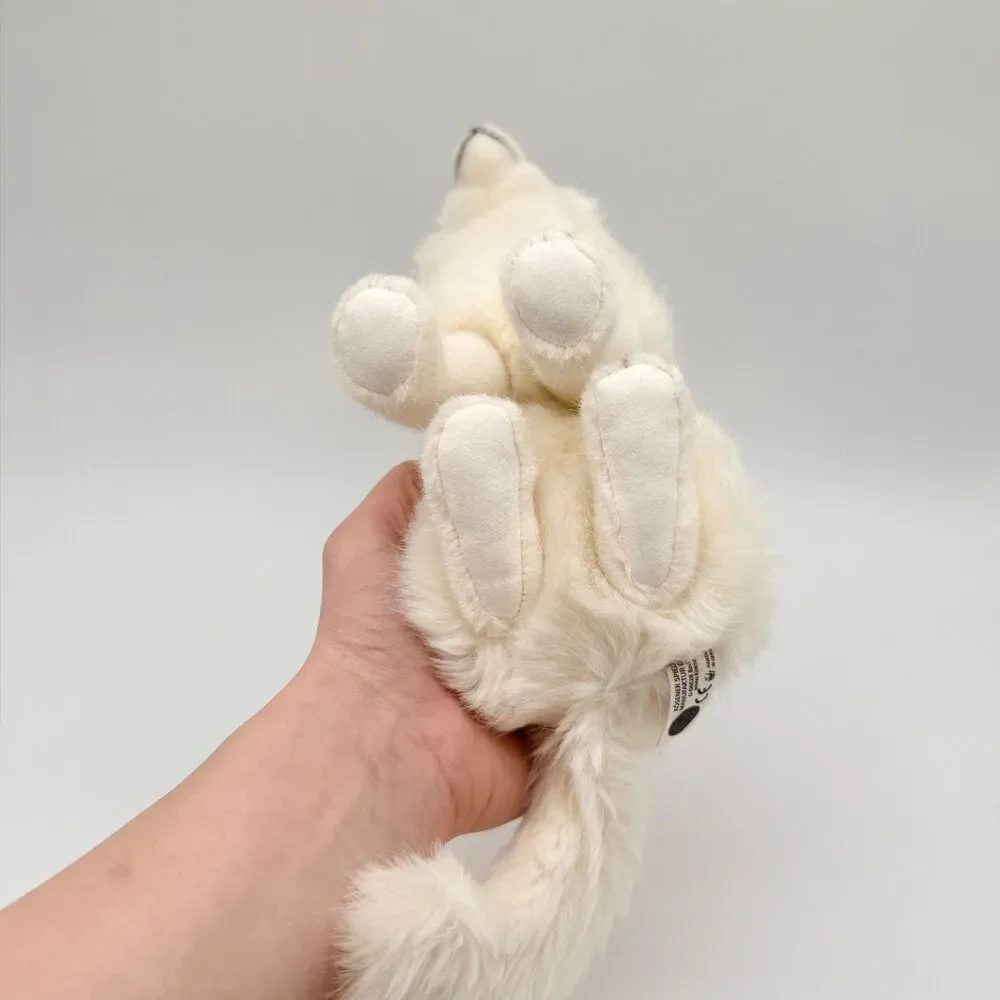 Kosen Arctic Fox White Plush Realistic #3930 Stuffed Animal Collect German